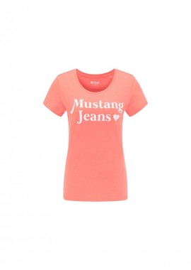 Mustang - Mustang Γυναικείο T-shirt Ροζ 1009391-8204