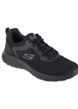 Skechers - Skechers Engineered Mesh Lace-Up Γυναικεία Sneakers Μαύρα 12607-BBK