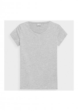 4f - 4F Γυναικείο T-shirt Γκρι 4FSS23TTSHF580-27M