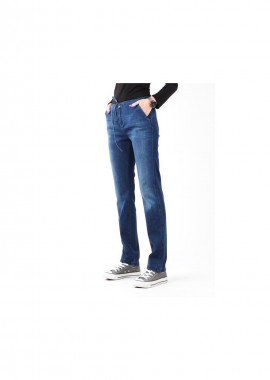 Wrangler - Wrangler Slouchy Cozy Blue Jeans W W27CGM82G