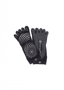 Gaiam - Gaiam black antislip socks S M 52223