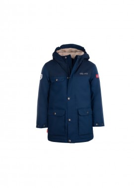 Trollkids - Trollkids Kids Gudvangen Jacket waterproof insulated jacket for children navy blue 354142