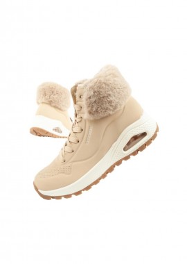 Skechers - Skechers Uno Rugged Women's Insulated Winter Boots Brown