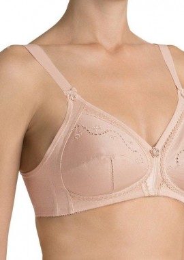 TRIUMPH - Σουτιέν για σταθερό κράτημα χωρίς μπανέλα | Doreen+Cotton 01 N ΜΠΕΖ