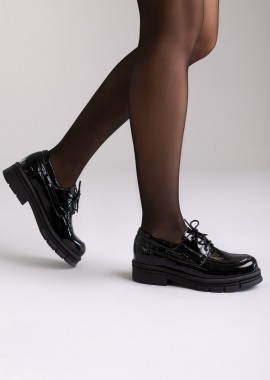 TFP - TFP Chunky Sole Oxfords - 9057 - Black Patent