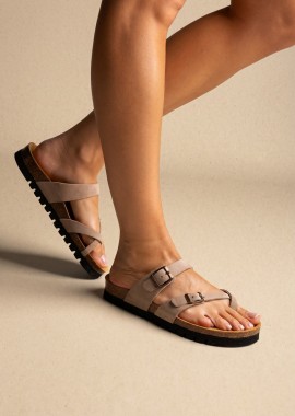 Plakton - Plakton Άνετα σανδάλια - 181032-15 - Sand Suede