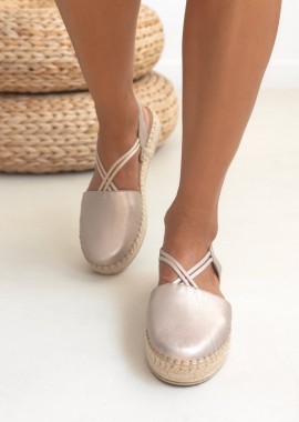 RAGAZZA - RAGAZZA Leather Espadrilles - 0207-A - Sand