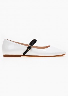 TFP - TFP Patent Ballerinas - 200 - White