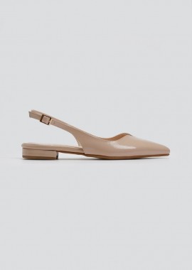 TFP - TFP Pointed Toe Slingback Ballerinas - 115 - Nude