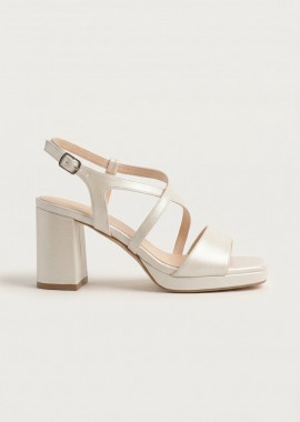 TFP - TFP Πλατφόρμες Πέδιλα - 9541 - White Pearl