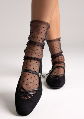 TFP - TFP Mary Jane Ballet Flats - 221 - Black Suede