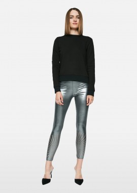 Cutcuutur - Leggings In Metallic Foil