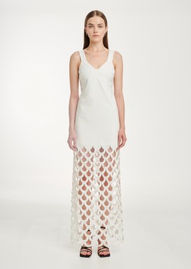 Cutcuutur - Maxi Dress in White