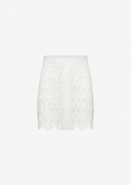 Cutcuutur - Mini Skirt in White