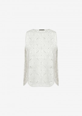 Cutcuutur - Paneled Tank Top in White