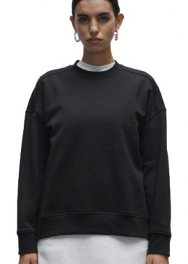 True Blanks by H&M - Γυναικείο Oversized Φούτερ True Blanks by H&M 1112596/1148746 Off Black