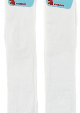 Design - Γυναικείες βαμβακερές Κάλτσες Knee-High 2 ζευγάρια Design 6081 Ασπρο
