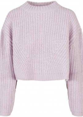 Urban Classics - Ladies Wide Oversize Sweater Urban Classics TB2359-03251 softlilac