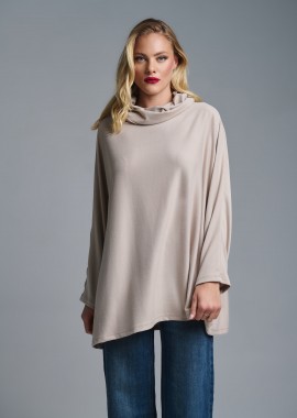 - Μπλούζα Oversized Με Χαλαρό Ζιβάγκο Kellys