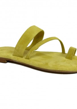 Girls Shoes - Girl Shoes Γυναικεία Sandals CARLA Κίτρινο