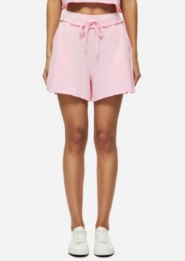 Dirty Laundry - Dirty Laundry Γυναικεία Raw Cut Sweatbermuda DLWSB000038 Ρόζ