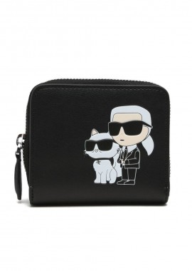 Karl Lagerfeld - Karl Lagerfeld Δερμάτινο Πορτοφόλι Μαύρο