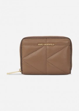 Karl Lagerfeld - Karl Lagerfeld K/Kult Sm Zip Around Wallet 1Kw Terra A1W32064 Καφέ