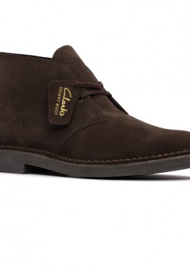 Clarks - CLARKS DESERT BT EVO DARK BROWN SUEDE 26166784