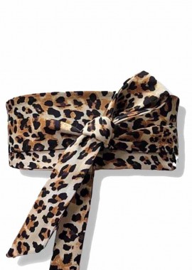 PerfectDress.gr - japanese υφασμάτινη ζώνη Obi leopard