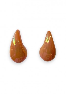 PerfectDress.gr - σκουλαρίκια coloured Drops πορτοκαλί