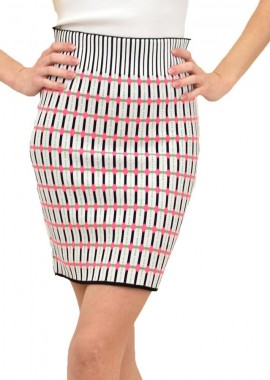 Potre OR - Γυναικεία φούστα εφαρμοστή Ροζ 14571