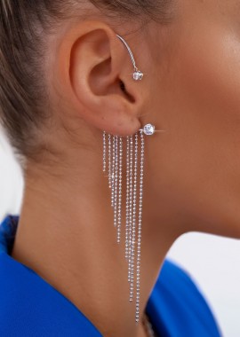 sense-shop - LUNA SILVER RAIN EARCUFF