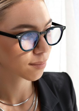 sense-shop - NAPLES BLACK CLEAR LENS