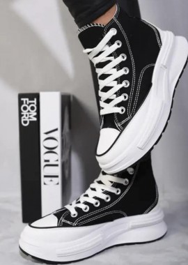 sense-shop - ΜΑΥΡΑ ΔΙΠΑΤΑ SNEAKERS - GAL