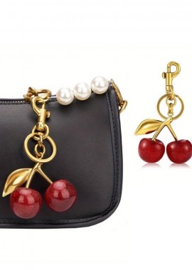 sense-shop - ΜΠΡΕΛΟΚ CHARM BAG - CHERRIE