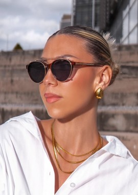 sense-shop - ANNAKEY CARLY PINK CLIP ON SUNGLASSES