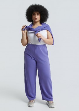 MAT FASHION - Παντελόνι φούτερ barrel με τσέπες