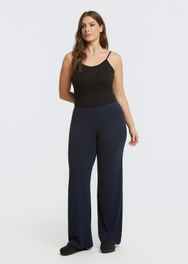 MAT FASHION - Basic παντελόνα βισκόζη