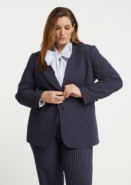 MAT FASHION - Tailored σακάκι με ριγέ μοτίβο