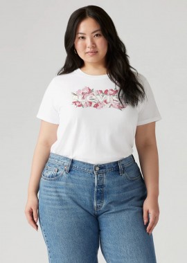 LEVI'S - The Perfect Tee Brushstroke Bright White