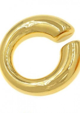JT - Jt Εντυπωσιακό μονό chunky ear cuff σκουλαρίκι ατσάλινο Χρυσό