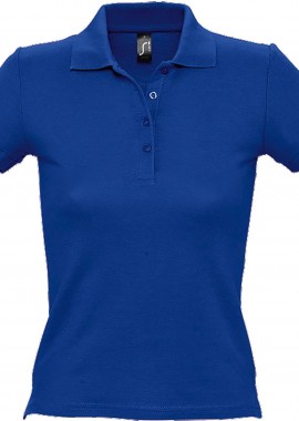 - Γυναικείο πόλο πικέ People SOLS 11310 Royal Blue