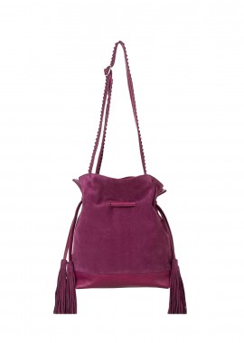 Park House - Χιαστί γυναικεία Park House Φούξια 07-BLACKBERRY Box Bucket Bag 262