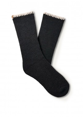 UGG - Κάλτσες γυναικείες UGG Μαύρο 1163870-BKCRM Marleny Whipstitch Crew Sock 261