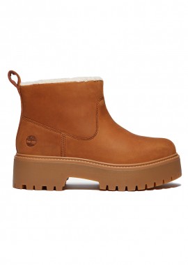 TIMBERLAND - ΓΥΝΑΙΚΕΙΟ ΠΑΠΟΥΤΣΙ TIMBERLAND STONE STREET MID WARM LINED BOOT ΚΑΦΕ/ΠΟΡΤΟΚΑΛΙ