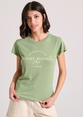 FUNKY BUDDHA - Γυναικείο t-shirt με Funky Buddha τύπωμα