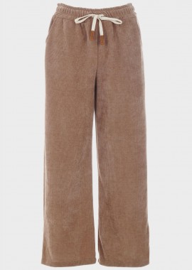 gsecret - Γυναικεία senil παντελόνα τσέπες κορδόνι. Comfy Style ΚΑΜΕΛ