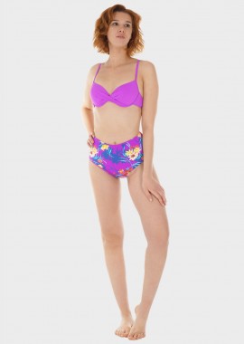gsecret - Γυναικείο σετ μαγιό bikini ενσωματωμένη ενίσχυση slip all print ιδιαίτερη πίσω όψη.Καλύπτει B Cup ΜΩΒ