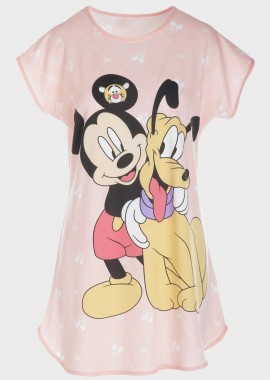 gsecret - Γυναικείο νυχτικό Mickey. ΡΟΖ