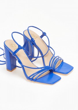 Issue - Lace up πέδιλα - Μπλε